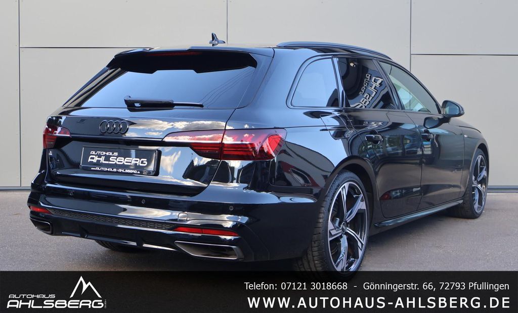 Audi A4 2023 г. Чёрный, пробег 50000 км