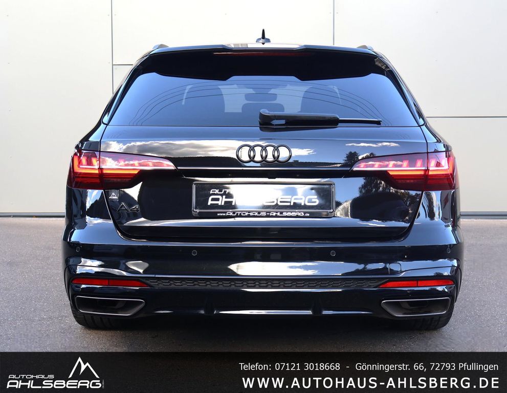 Audi A4 2023 г. Чёрный, пробег 50000 км