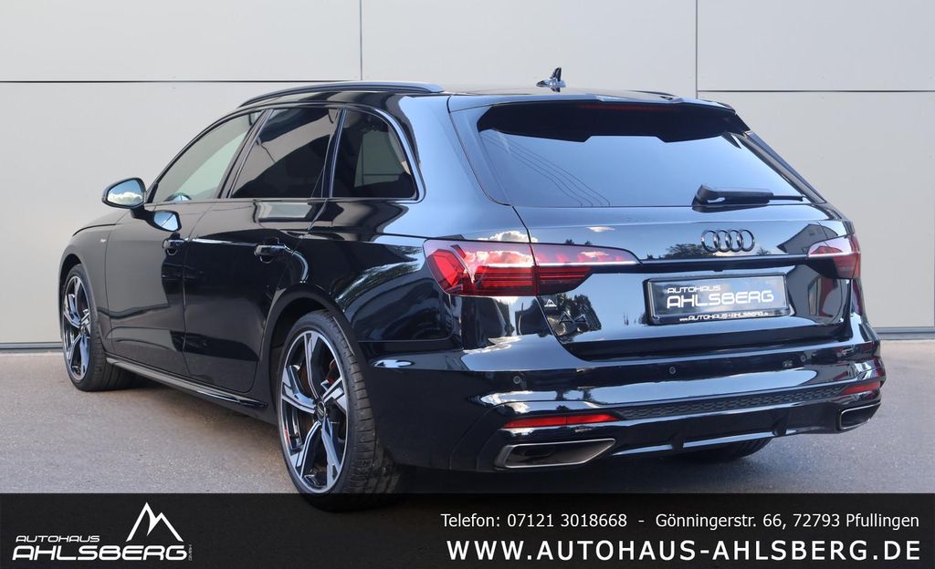 Audi A4 2023 г. Чёрный, пробег 50000 км