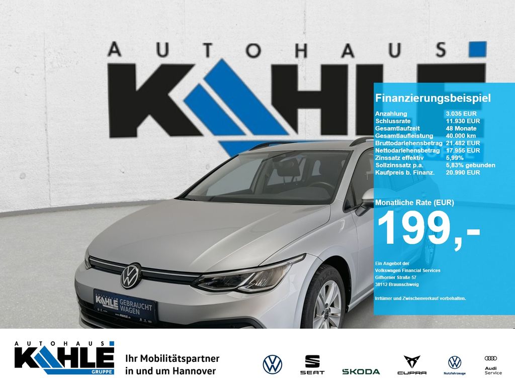 Volkswagen Golf 2022 г. Серебристый, пробег 37370 км