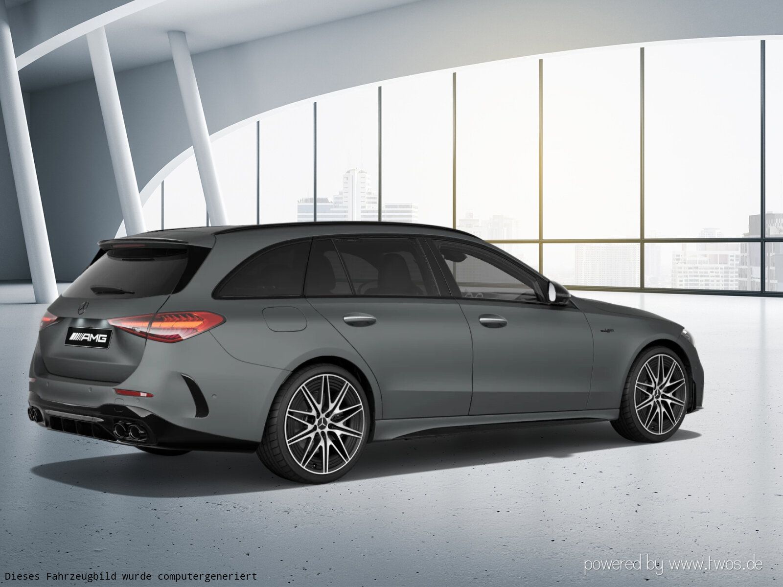 Mercedes-Benz C 43 AMG 2023 г. Серый, пробег 57504 км