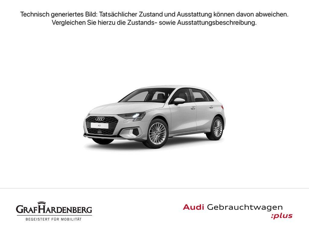 Audi A3 2023 г. Белый, пробег 49200 км
