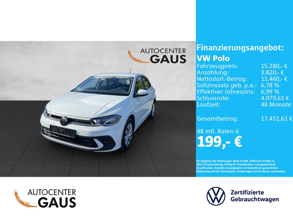 Volkswagen Polo 2023 г. Белый, пробег 46003 км