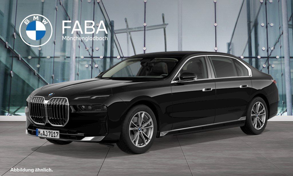 BMW 740 2023 г. Чёрный, пробег 25550 км