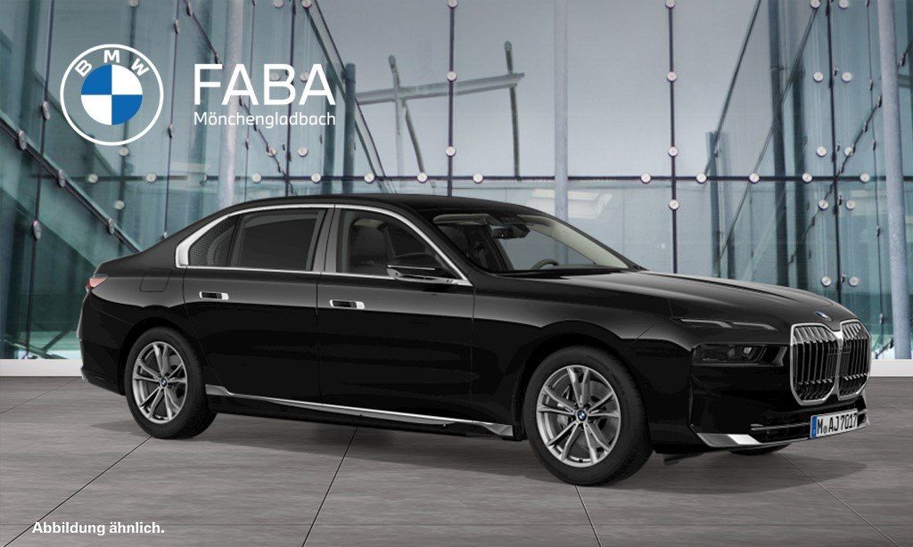 BMW 740 2023 г. Чёрный, пробег 25550 км