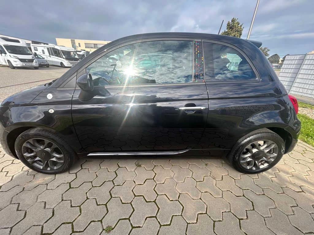 Fiat 500 2021 г. Чёрный, пробег 54069 км