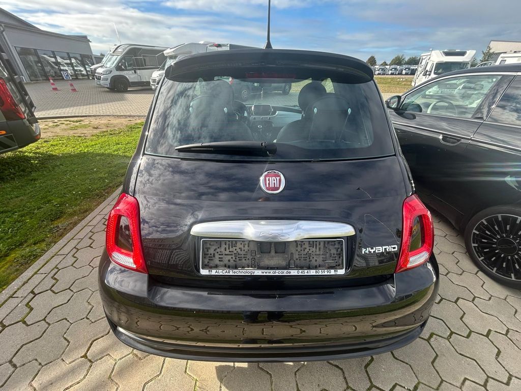 Fiat 500 2021 г. Чёрный, пробег 54069 км