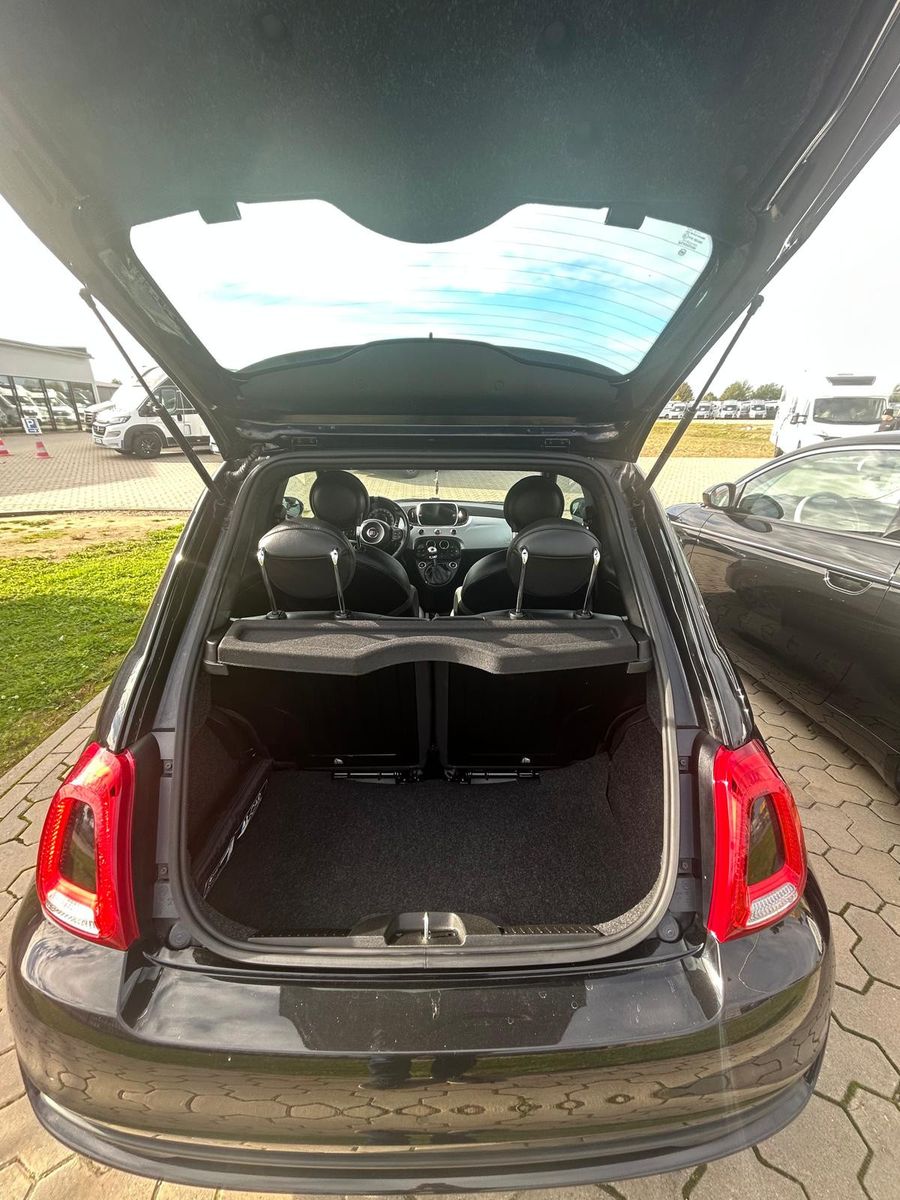 Fiat 500 2021 г. Чёрный, пробег 54069 км