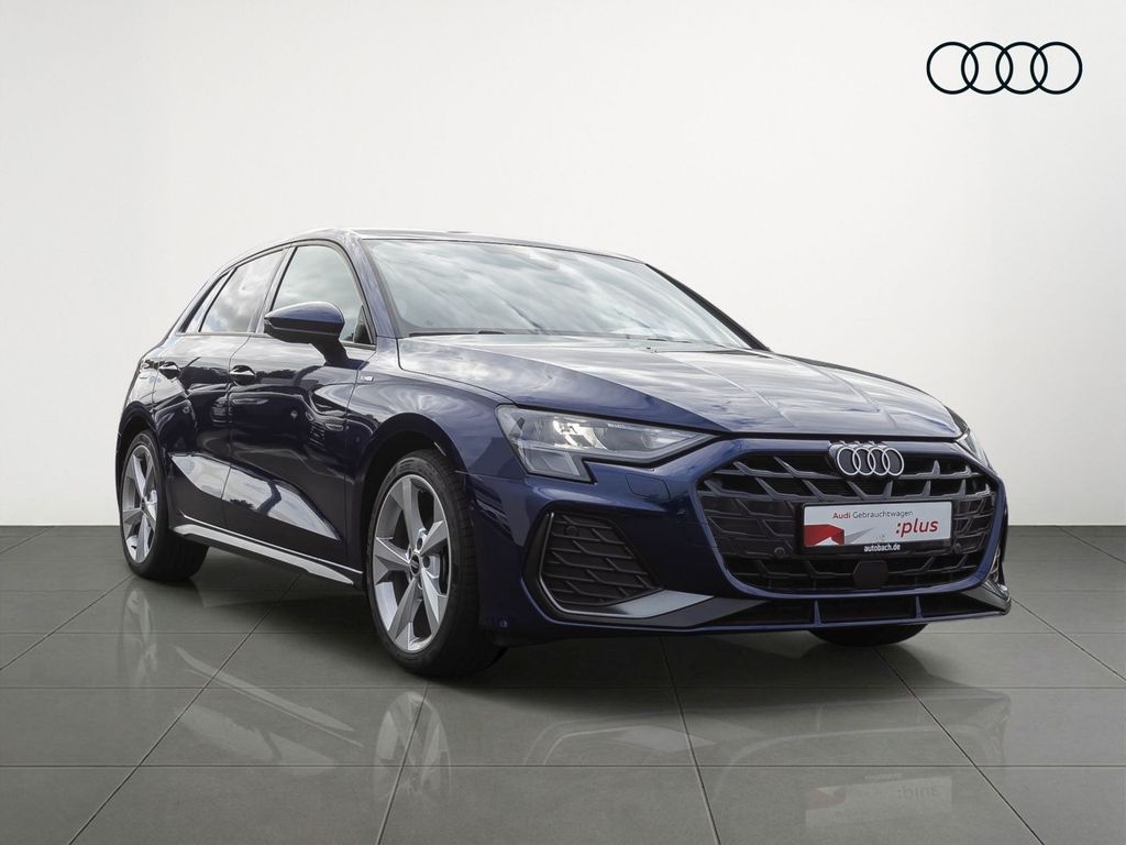 Audi A3 2025 г. Синий, пробег 13320 км