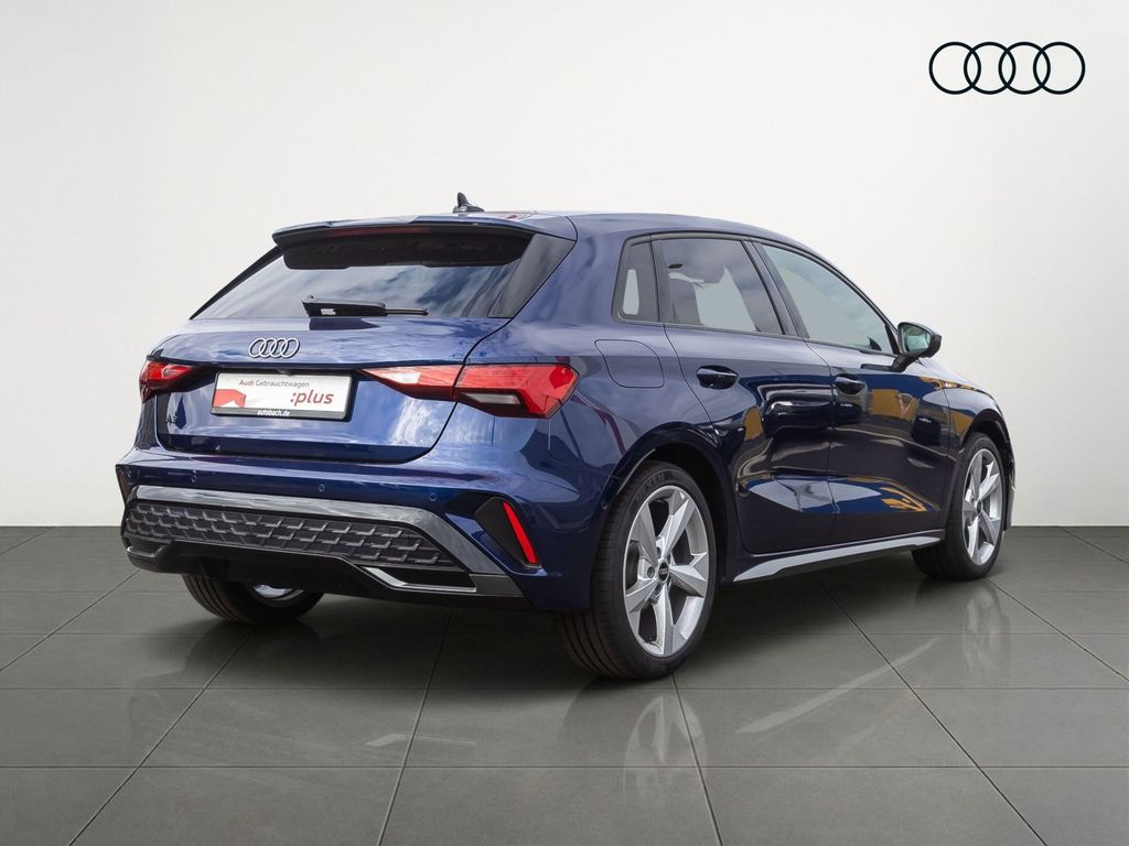 Audi A3 2025 г. Синий, пробег 13320 км