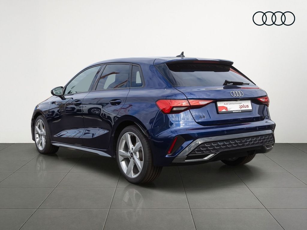 Audi A3 2025 г. Синий, пробег 13320 км