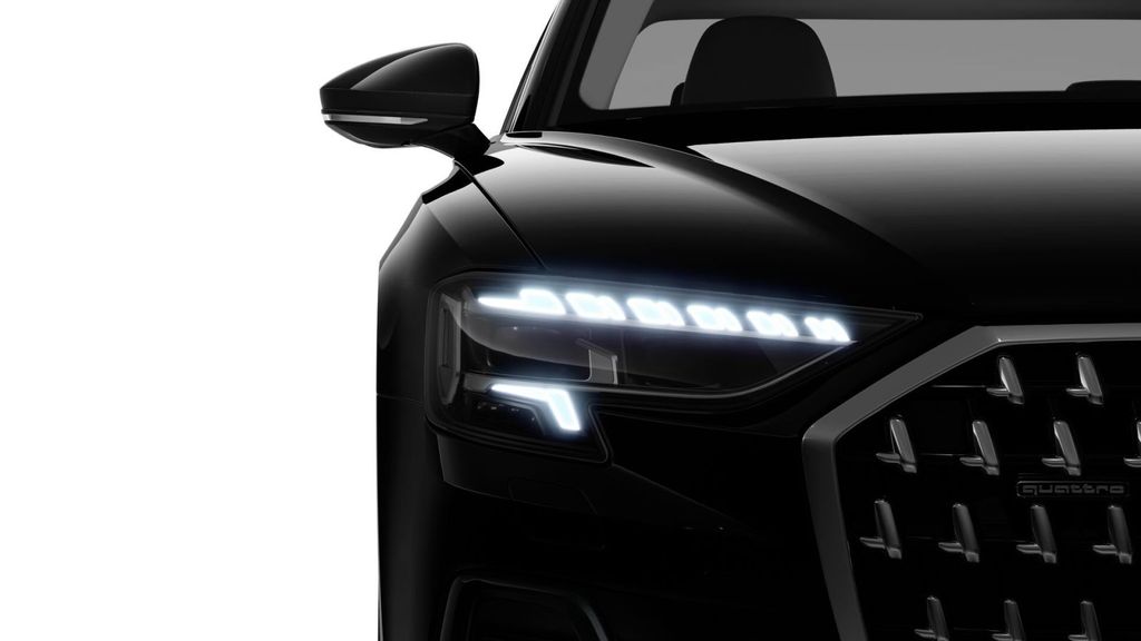 Audi A8 2023 г. Чёрный, пробег 30346 км