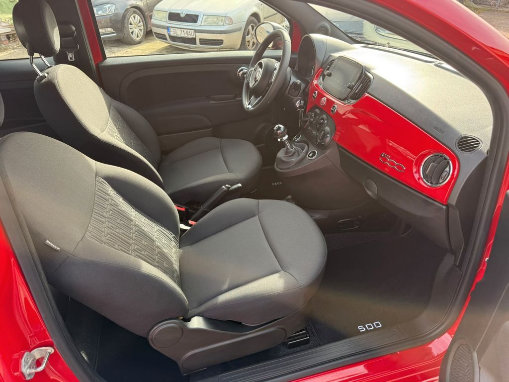 Fiat 500 2023 г. Красный, пробег 28100 км