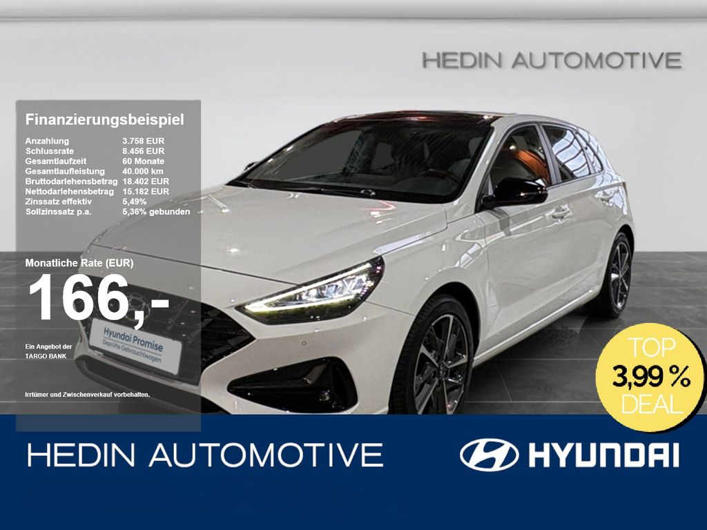 Hyundai i30 2021 г. Белый, пробег 36818 км
