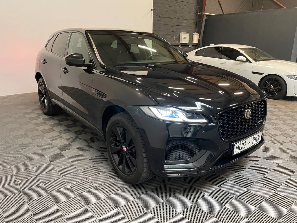 Jaguar F-Pace 2023 г. Чёрный, пробег 58000 км
