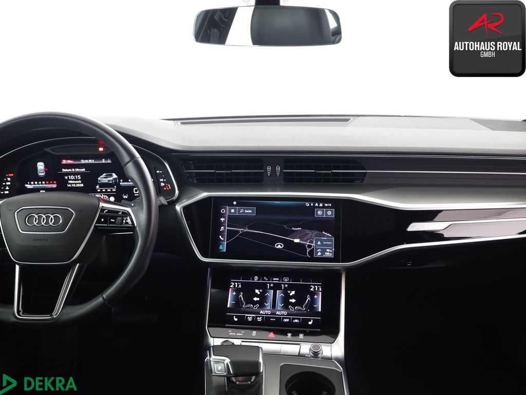 Audi A6 2022 г. Чёрный, пробег 59788 км